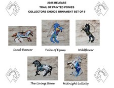 TRAIL OF PAINTED PONIES 2025 Release Everyday Collectors Choice Set 5 ornaments