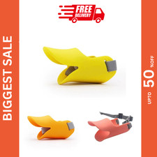 Dog Silicone Duck Muzzle Adjustable Anti Bite Anti Barking Mouth Cover Soft ...