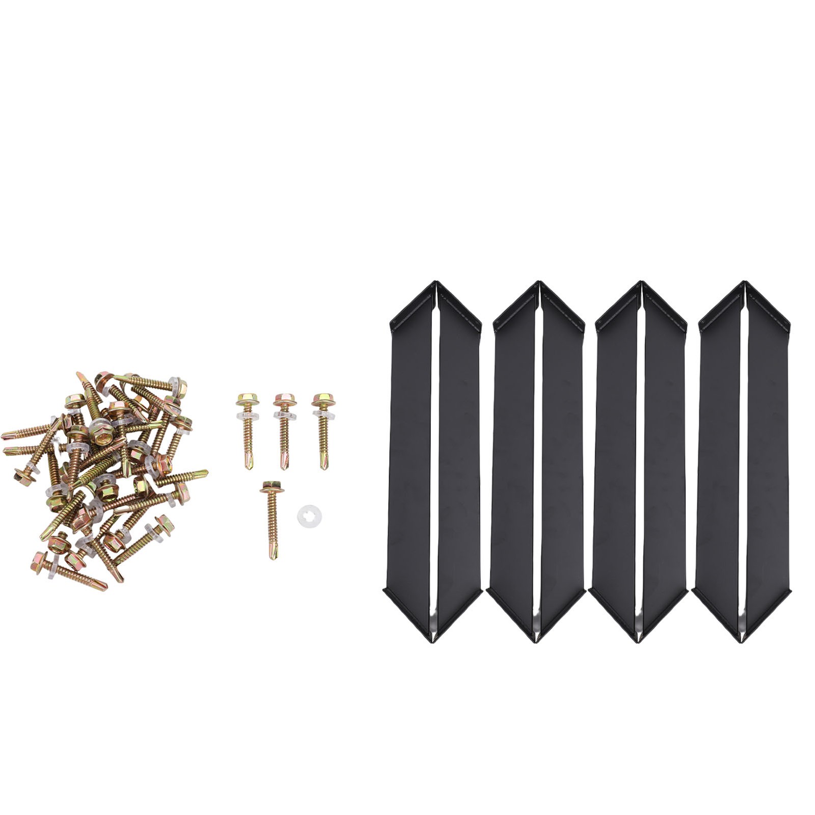 8Pcs Heavy Duty Steel 45° Angle Corner Brace Support Bracket For Pergola
