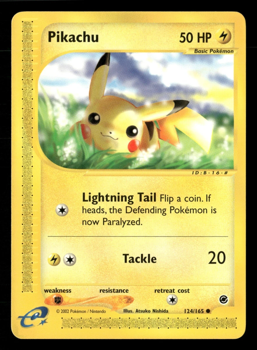 Pikachu Pokémon TCG Expedition Base Set Individual Collectible
