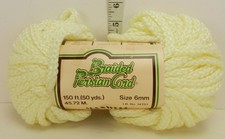 Maxwell Braided Persian Cord 14251 100% Polyolefin 150ft. 6mm Light Yellow