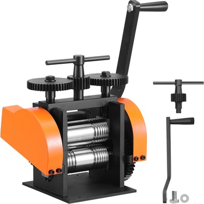Rolling Mill 1.77''/45 mm Jewelry Rolling Mill Machine 1: 2.4 Gear Ratio