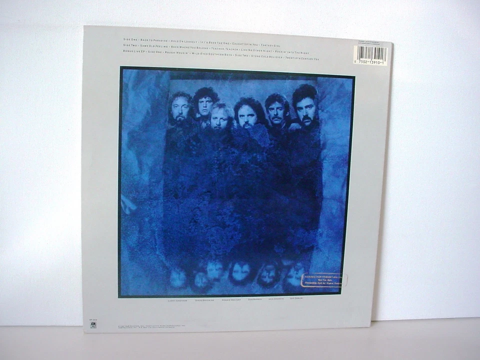 38 SPECIAL Flashback – Best Of PROMO LP + EP from 1987 (A&M SP 3910) Promotional - Image 2 of 4