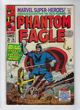 Marvel Super-Heroes # 16 Origin & 1st appearance of Phantom Eagle 1968 VG+