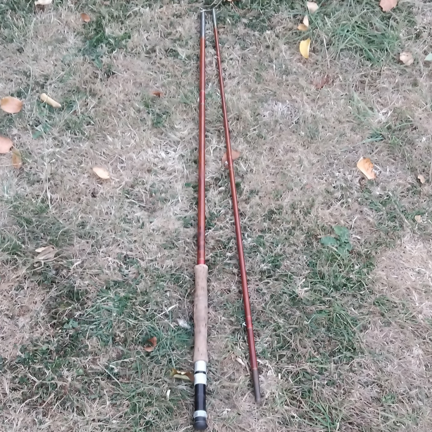 Hardy Bros The Itchen 9ft 2pc Split Cane Fly Rod Cork Handle Medium Moderate