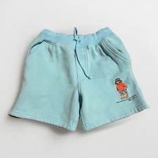 Polo Ralph Lauren Bear Boys Shorts 4t Blue Two Front Pockets Fleece Cotton