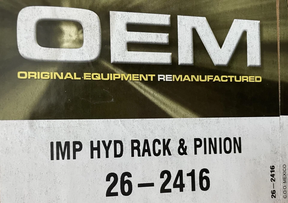 Cardone Remanufactured Rack and Pinion Assembly 26-2416 - Image 4 of 4