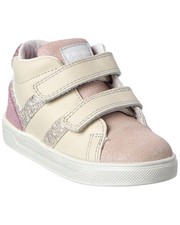 Naturino Falcotto Stripi Glitter Leather Suede Sneaker