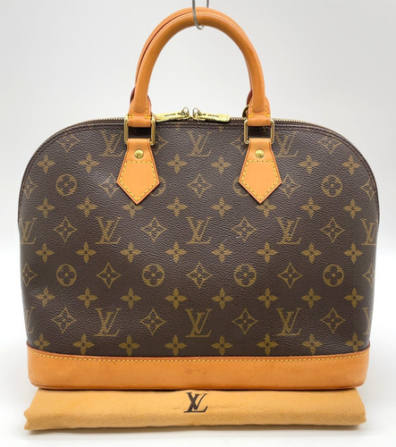 Authentic  Louis Vuitton Monogram Alma PM M51130 HandBag  W/Dustbag NS070997