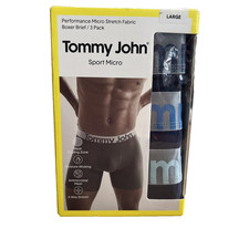 Tommy John Men  s Performance Micro Boxer Briefs 3-Pack New Choose Size