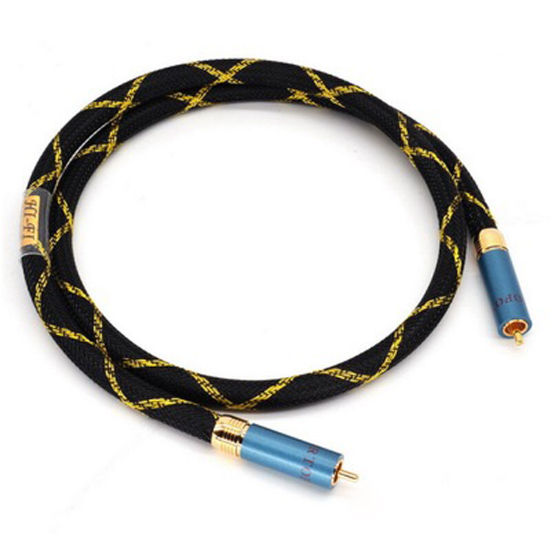 1M Ortofon 8N OFC Coaxial Subwoofer RCA Cable for AV Amplifiers