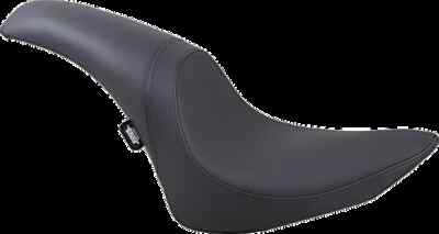 DS Black Leather Vinyl Predator Seat for Harley Softail Springer 88-99