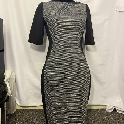T Tahari Tailored Women's Long Formal Dress Size 2 Boat Neck 3/4 Sleeve  Prom | eBay