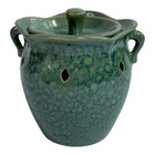 Rimports Wax Melt Warmer Green / Blue Vase Design Diamond Cut Detail For Light 