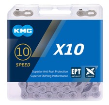 KMC X10 EPT Eco ProteqX 10 Speed RustProof Bike Chain 650hr salt spray test