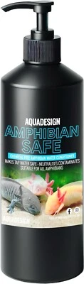 AquaDesign AMPHIBIAN SAFE 500ml Tap Water Conditioner - Chemical Free