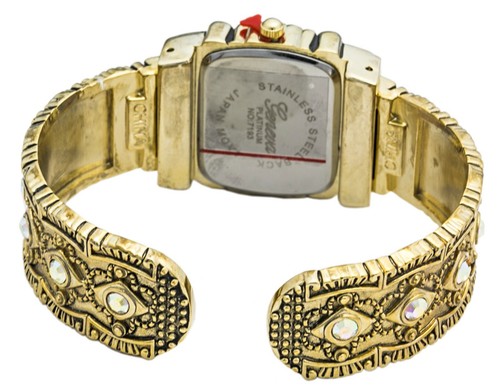 Blekon Collections Quarz Damen 28mm Western Strass Armreif Uhr - Bild 12 von 12