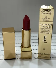 YSL Rouge Pur Couture Lip Color # 92 ROSEWOOD SUPREME Lipstick Full size 3.8g