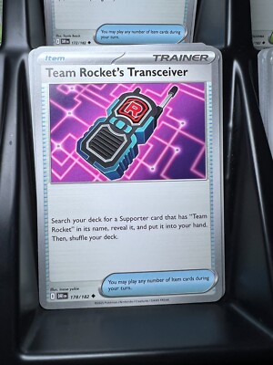 Team Rocket's Transceiver 178/182 Sv10: Destined Rivals Regular