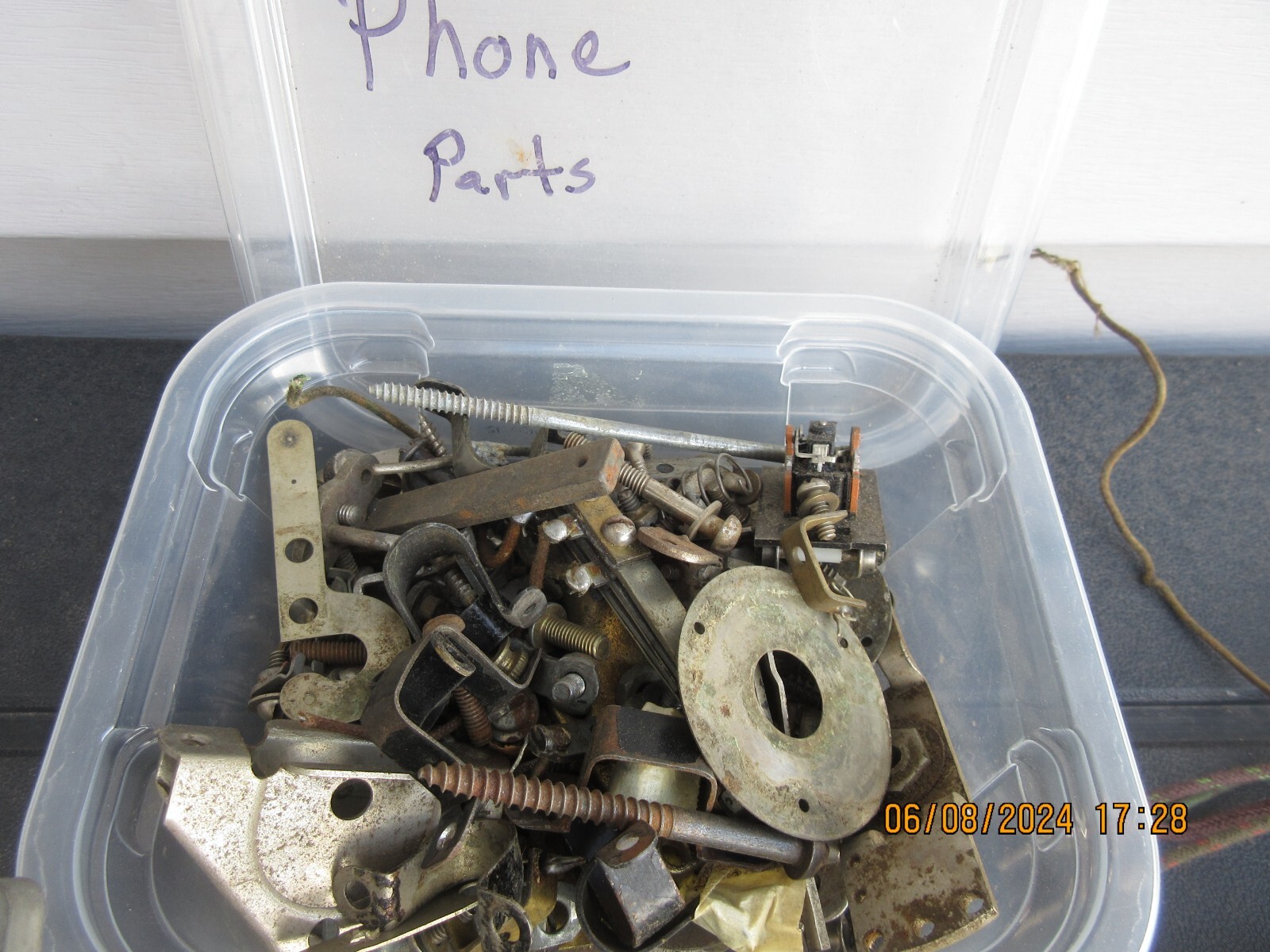 Antique Kellogg Hand Crank Telephone Parts Lot Western Electric Coil eBay