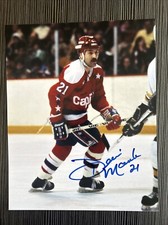 DENNIS MARUK WASHINGTON CAPITALS HOCKEY Signed Autograph 8x10 Photo With Proof E