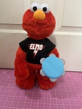 Sesame Street Let  s Rock Elmo Talks Sings Dancing Interactive 15" Hasbro 2010