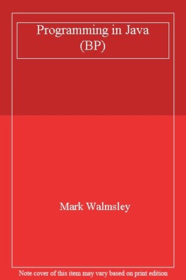 Programming in Java (BP),Mark Walmsley