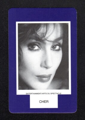 Cher Singer Actress 1993 Face To Face Game Card Canadian Issue