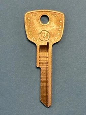 Vintage Toyota Land Cruiser (FJ40) Key Blank, 1965-1972, Taylor #T74Y, Ilco #TA2