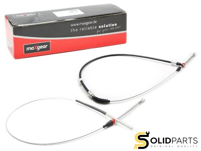 2X Original Maxgear Handbrake Cables Cable Pull Parking Brake Rear Opel Corsa