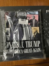 Authentic Brand New Medium Trump Eras Tour Black Tee Made In USA