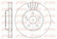 Remsa 2X Bremsscheibe Ø255Mm Vorne BelüFtet FüR Toyota Carina E Station Wagon