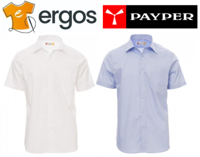 Payper SPRING Herren Flanschhemd Kurzarm Arbeit Sommer Italienisch