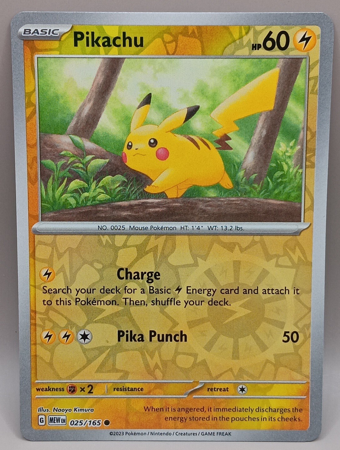 Pikachu 2023 Scarlet & Violet: 151 #025/165 Reverse Holo Price