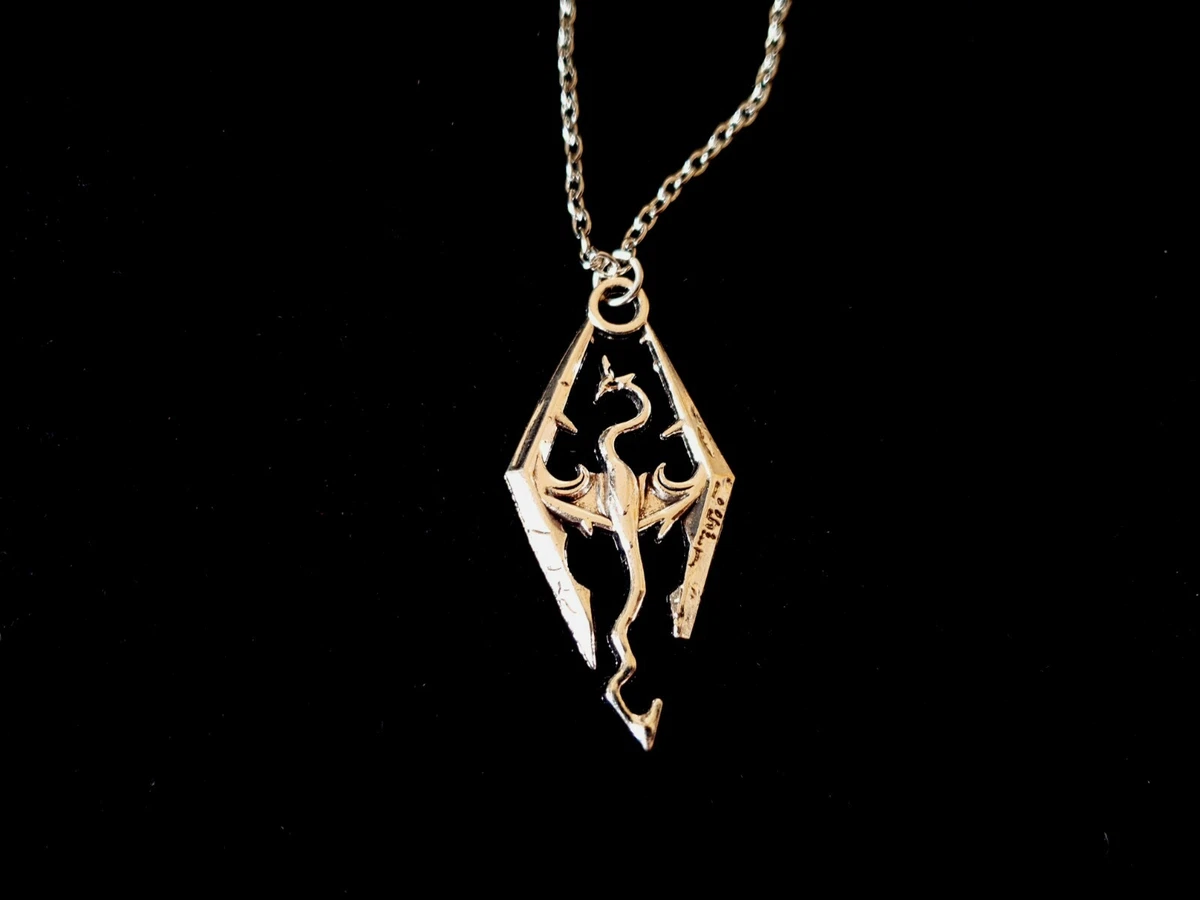 Skyrim logo best sale necklace
