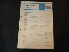 Original Service Manual Schaltplan Telefunken Mischpult TR/TS/SI
