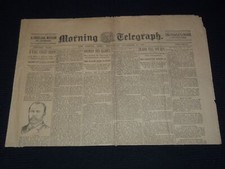 1891 SEPTEMBER 23 MORNING TELEGRAPH NEWSPAPER - COLORED MEN REJOICE - NP 2151Z