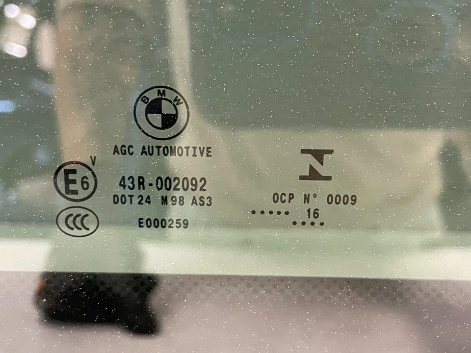 BMW 750i G12 2016-2019 techo corredizo delantero techo corredizo ventana panel de vidrio 1529 OEM Foto 2 de 4