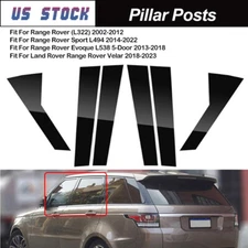 Pillar Posts Door Trim Window Cover Decal Car Accessories Fits For Range Rover