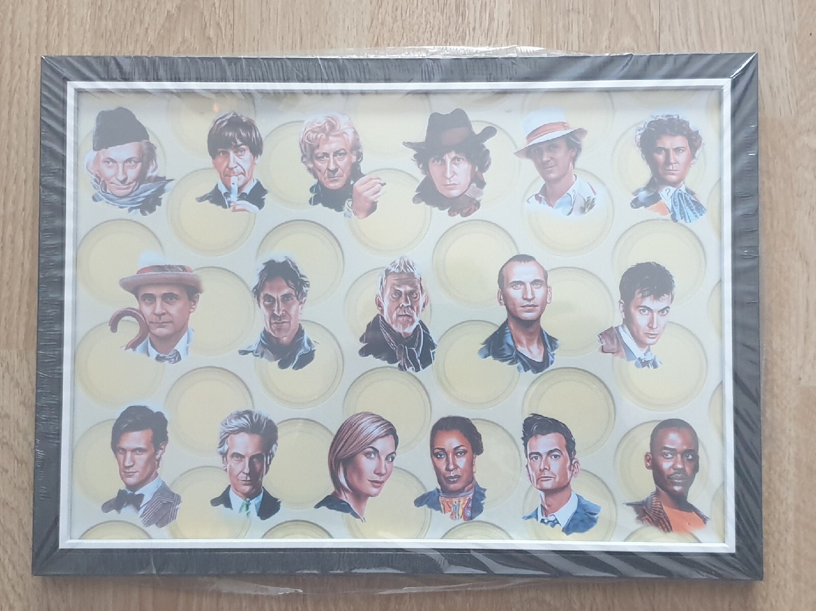 Doctor Who Framed 60th Anniversary Doctors Updated A4 Artprint Lovely ...