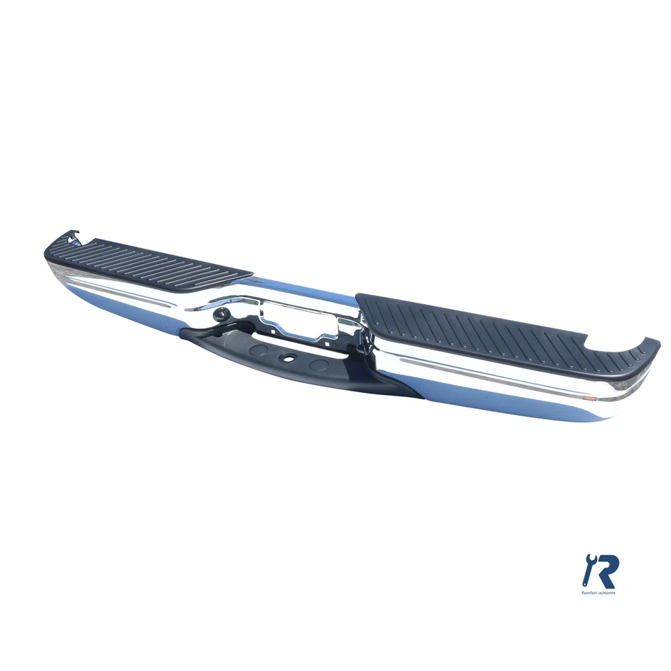 Para-choque traseiro cromado ajuste para 97-04 Ford F-150 97-99 Ford F-250 Styleside - Imagem 3 de 4