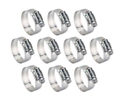 IDEAL 6708-5 Tridon 620-008 SAE 8 7/16  to 1  Stainless Steel Hose Clamp (10)