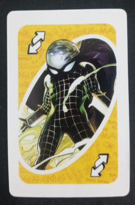 UNO The Amazing Spider-Man Card Yellow Mysterio Reverse Card | eBay