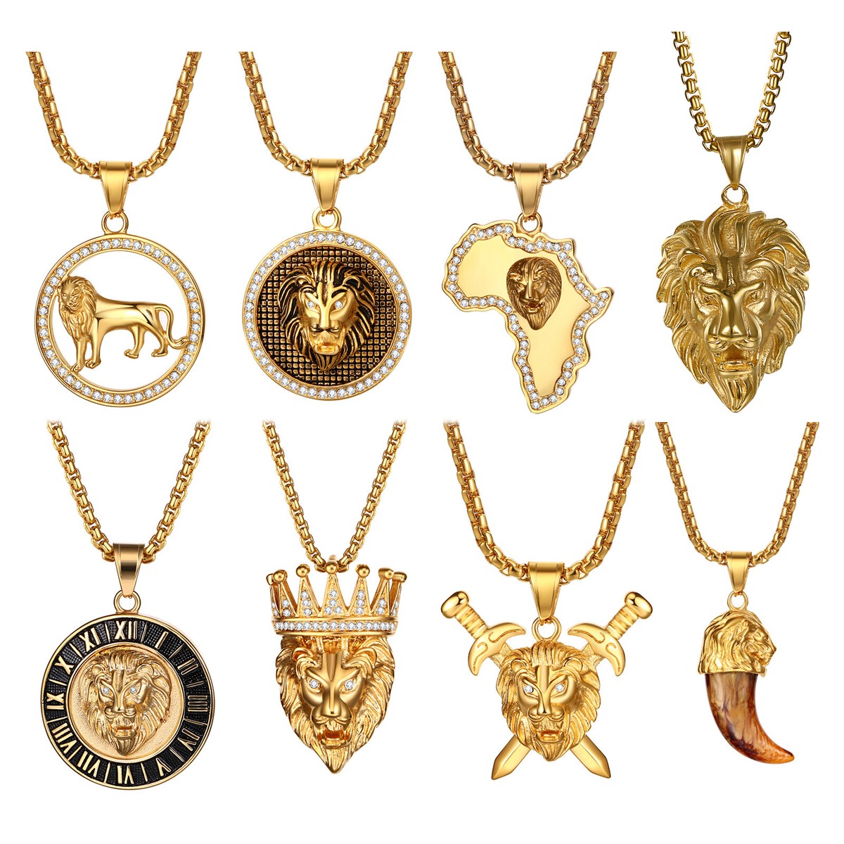Memento Mori Necklace Stainless Steel Jewelry – Byzantine Skull Chain