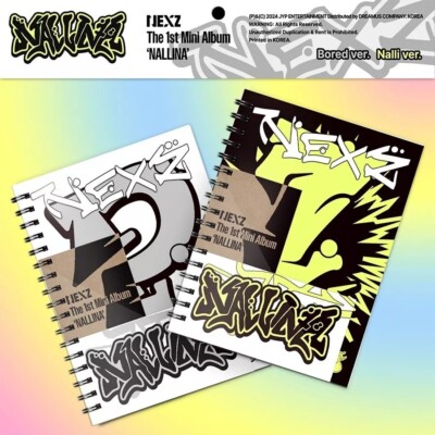 NEXZ [NALLINA] 1st Mini Album CD+Photo Book+3 Card+Poster+7 Sticker+Note Pad+etc