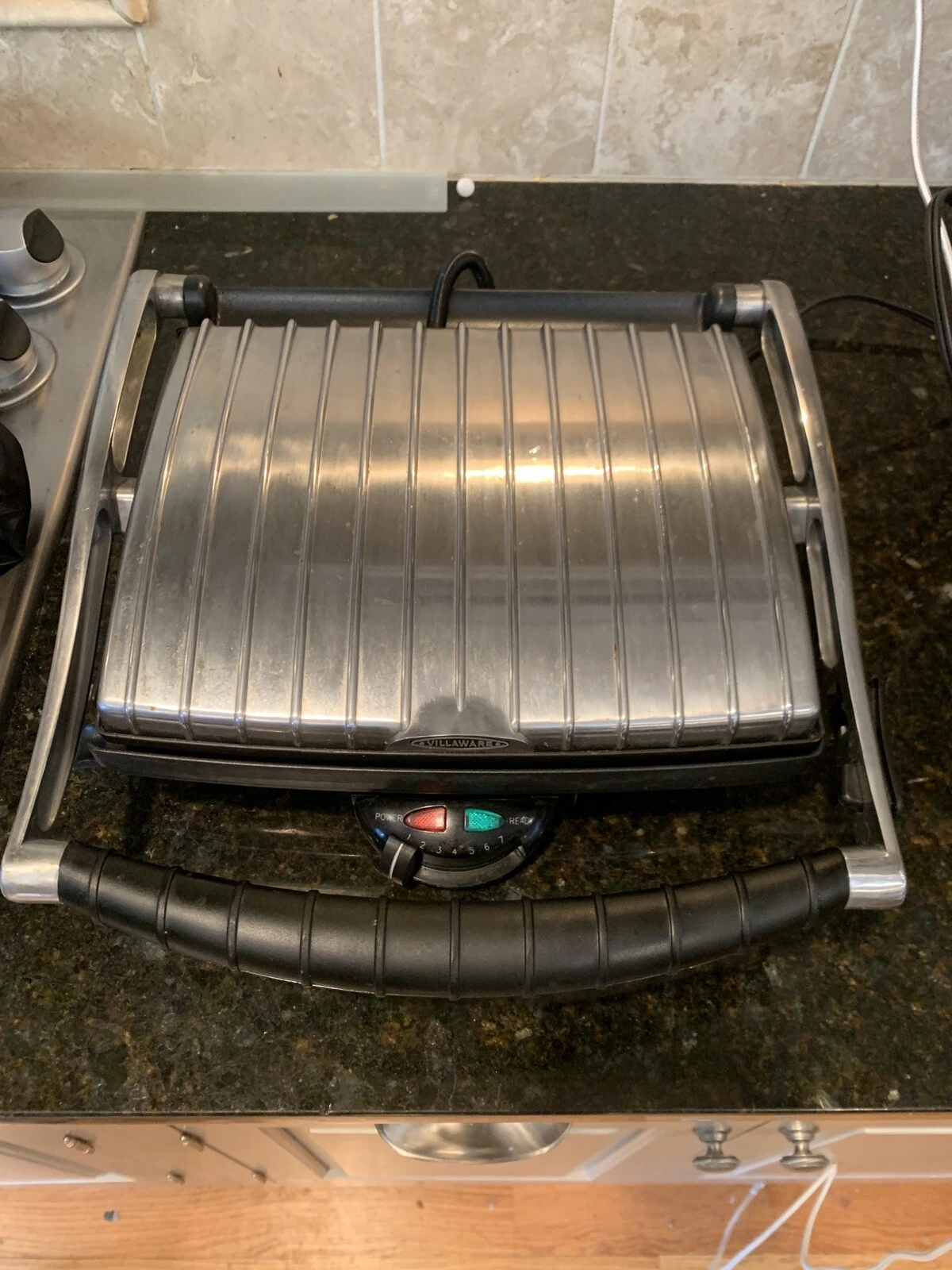 Villaware Model 2160 Uno Panini Grill Press Sandwich Maker