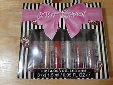 Betsey Johnson (5 Pack) Lip Gloss Collection   NEW IN BOX   **REDUCED**