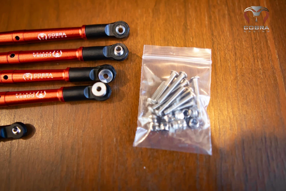 Aluminum turnbuckles FULL SET fits ARRMA 6S Kraton Outcast Notorious BLX EXB - Image 3 of 4