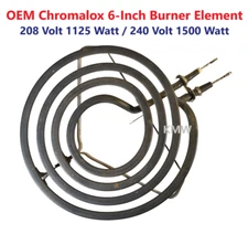 NEW  NOS - MP15MA MP15U TS4D6215WI 6" Electric Oven Stove BURNER HEATING ELEMENT