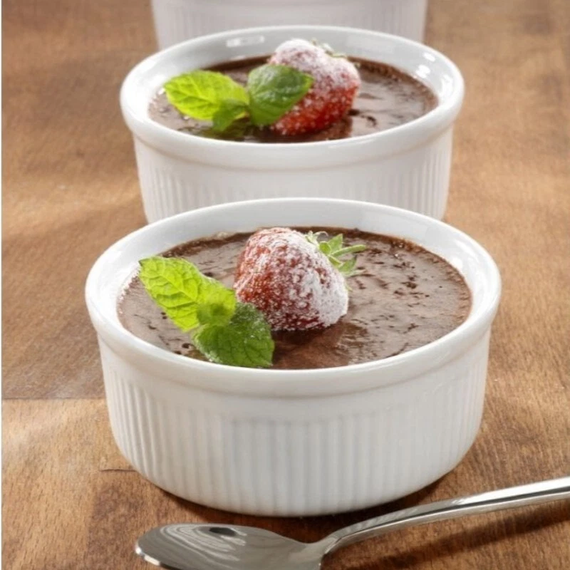 Set of 12 Chef-hub white fluted round ramekins VARIOUS SIZES - Image 2 of 4